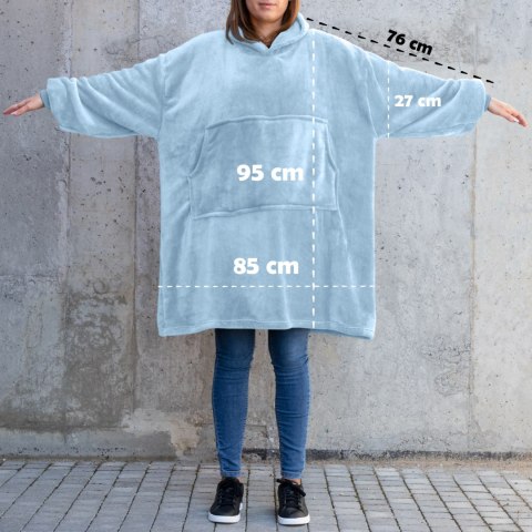 Bluzair Koco Bluza Oversize z Kapturem Polska 4w1