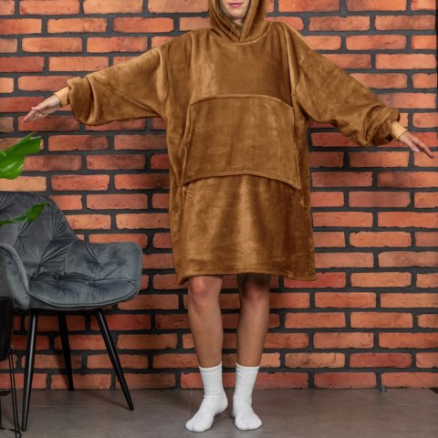 Bluzair Koco Bluza Oversize z Kapturem Toffee 4w1